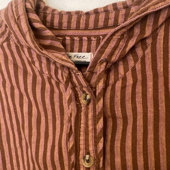 We The Free New Beginnings Striped Hoodie Medium - Picture 7 of 10